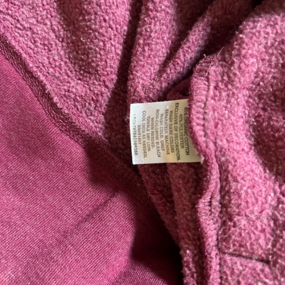 State of Mine Florida Pullover 1/4 Button Sweatshirt Women’s Size Medium - Picture 4 of 6